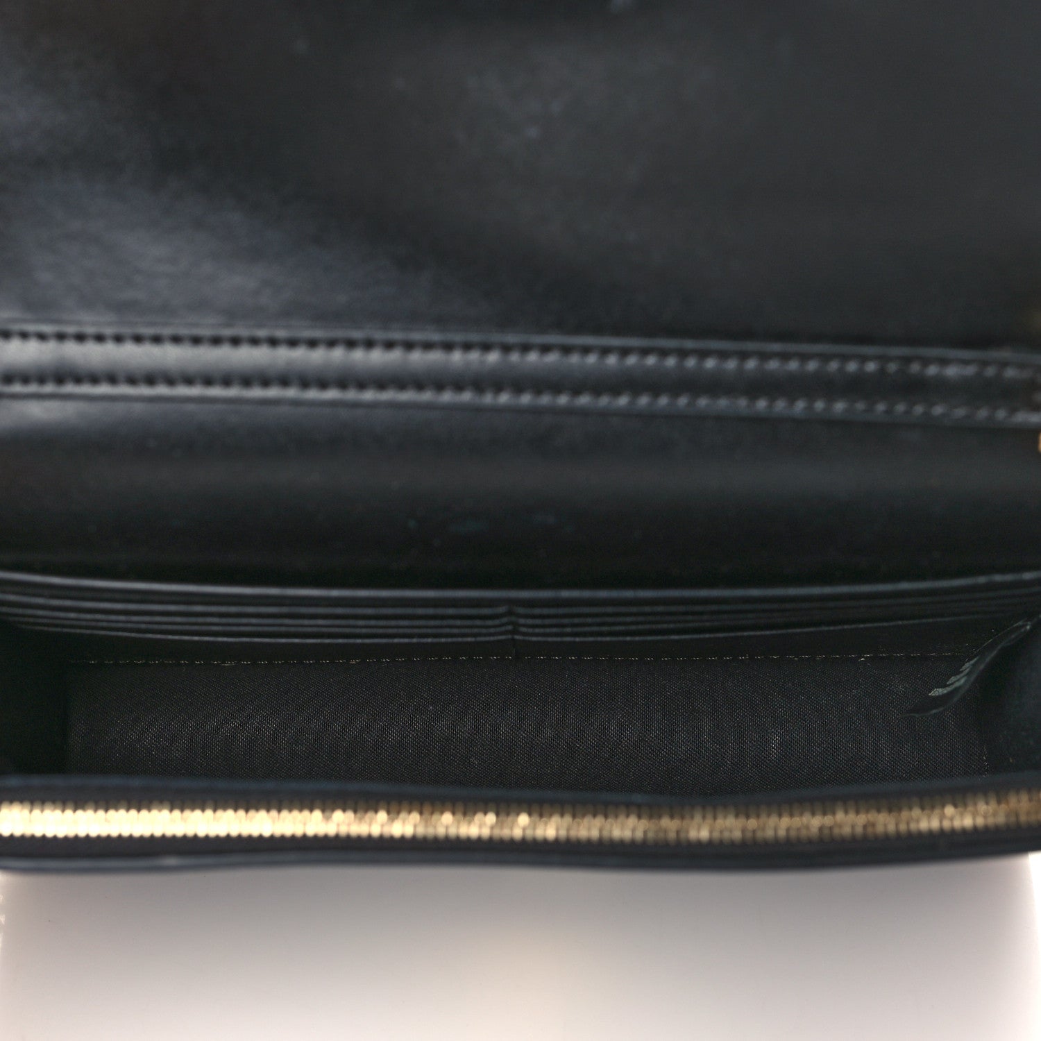 Fendi Vitello Liberty Lucido F is Fendi Medium Envelope Wallet on Chain Black 5 of 10