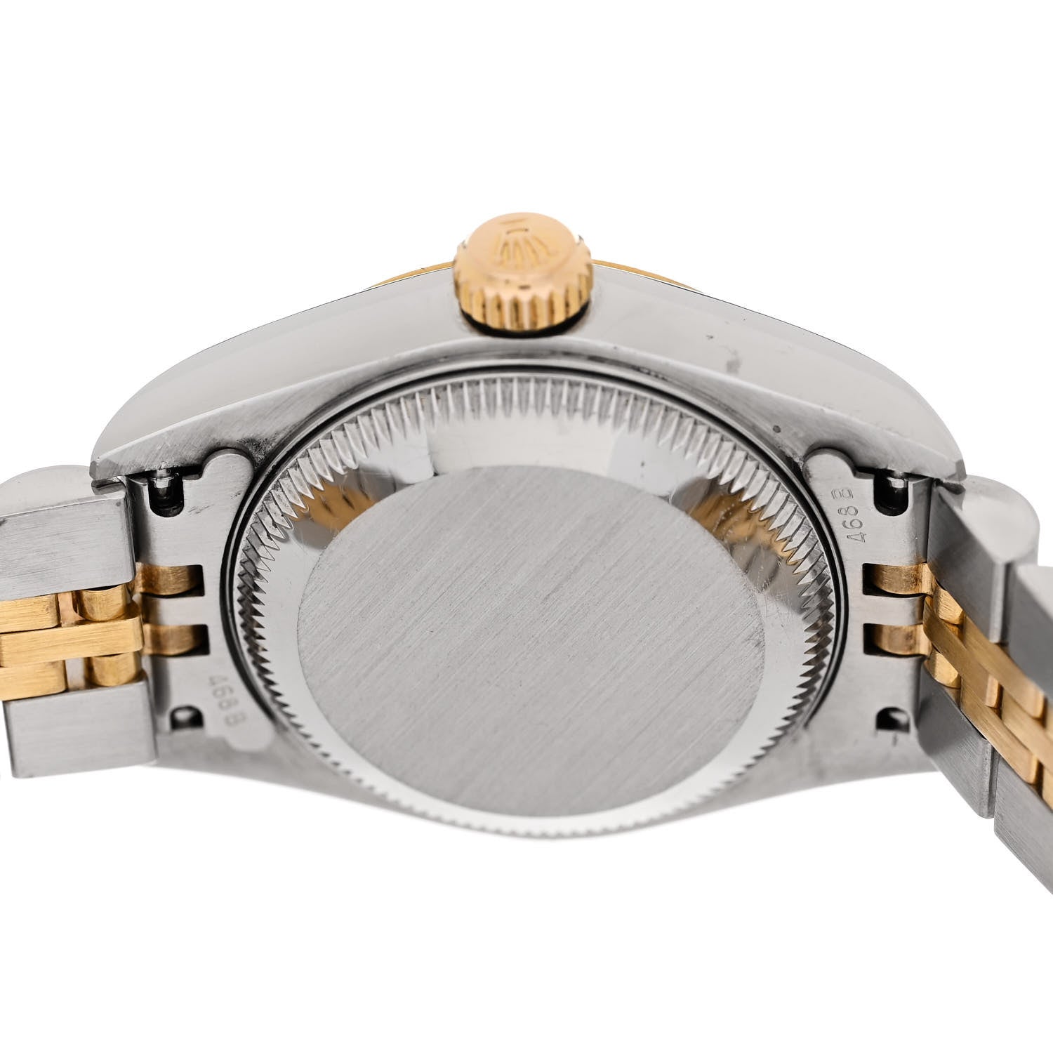 Rolex Stainless Steel 18K Yellow Gold Diamond 26mm Oyster Perpetual Datejust Watch Champagne 79173 4 of 5