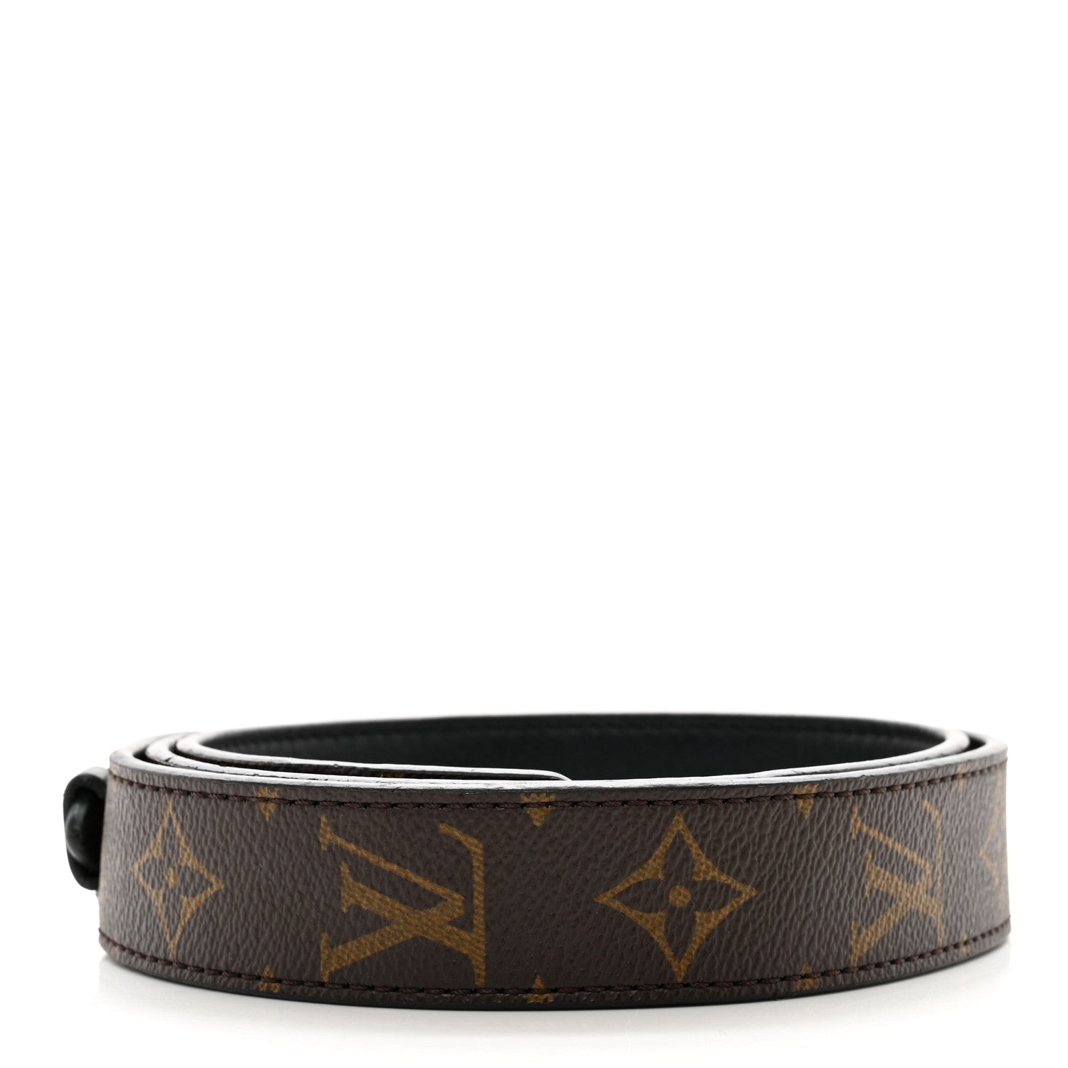 Louis Vuitton Monogram Bandouliere Shoulder Strap XL Black 2 of 5