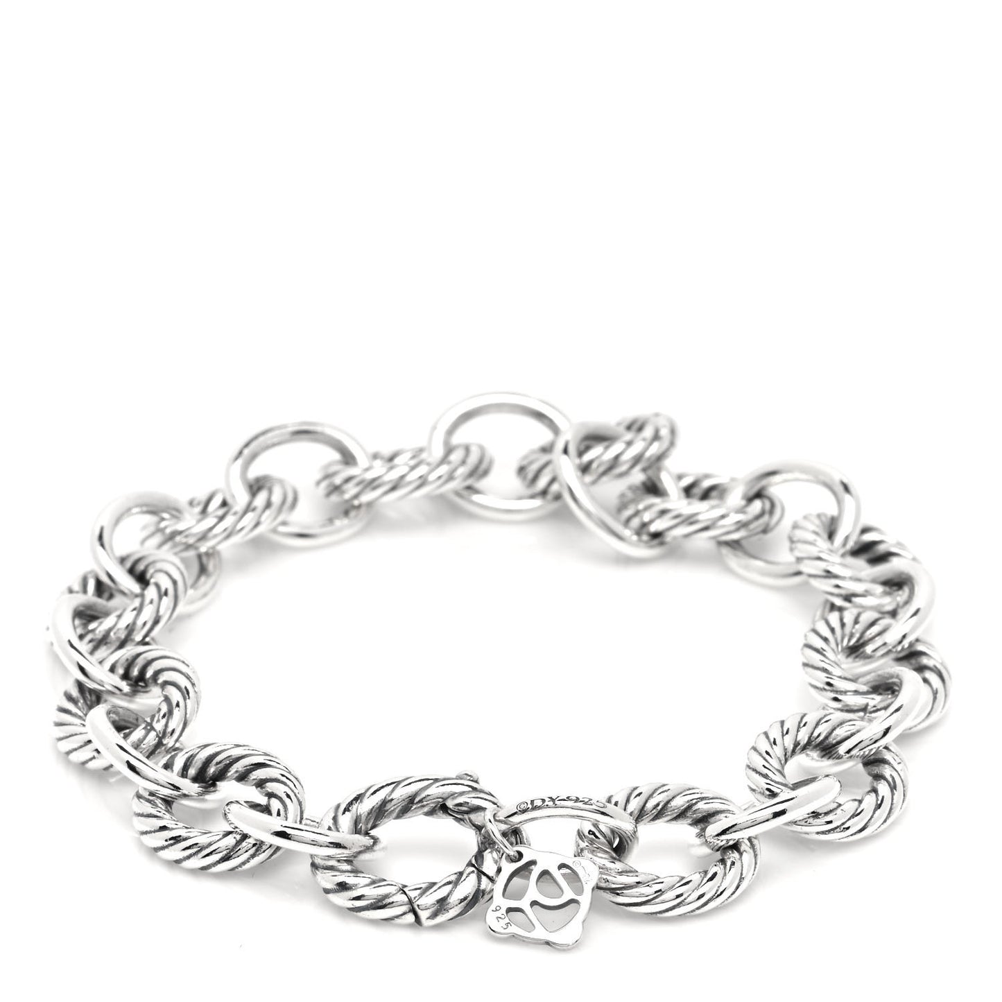 Sterling Silver 10mm Medium Oval Link Bracelet
