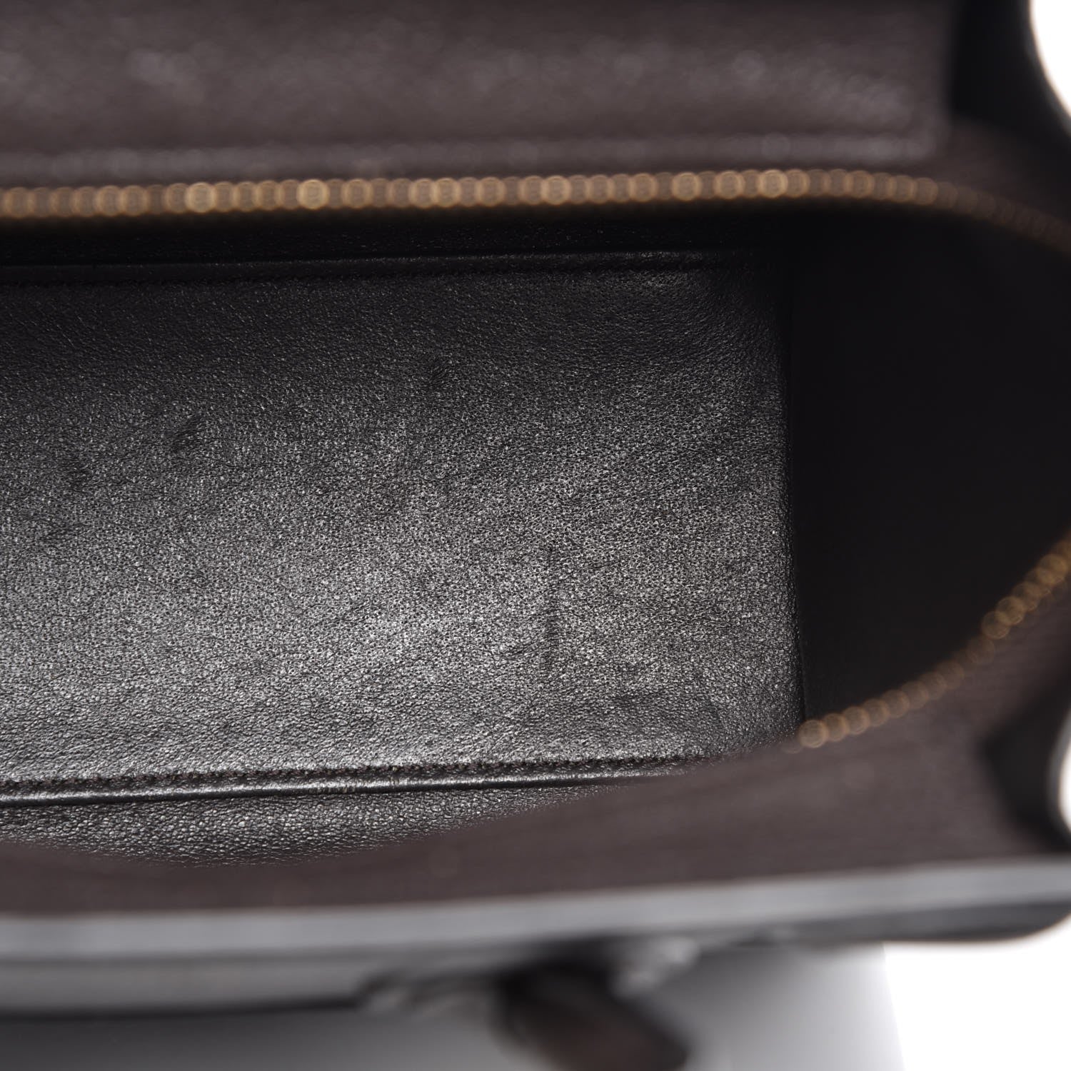 Celine Goatskin Nano Luggage Dark Taupe 8 of 10