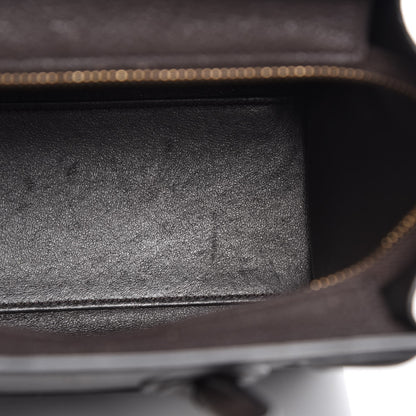 Celine Goatskin Nano Luggage Dark Taupe 8 of 10