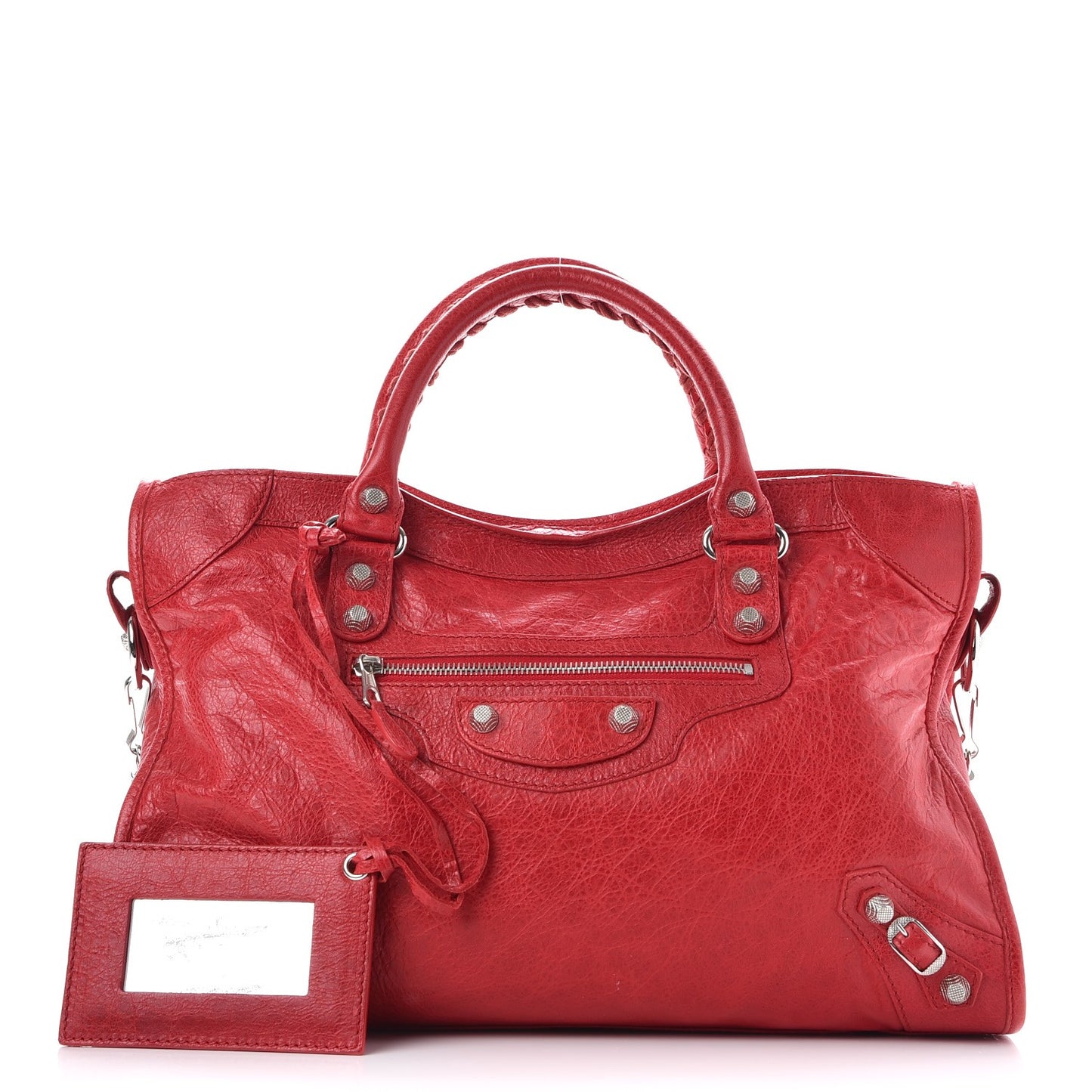 Agneau Giant 12 Silver Hardware City Coquelicot