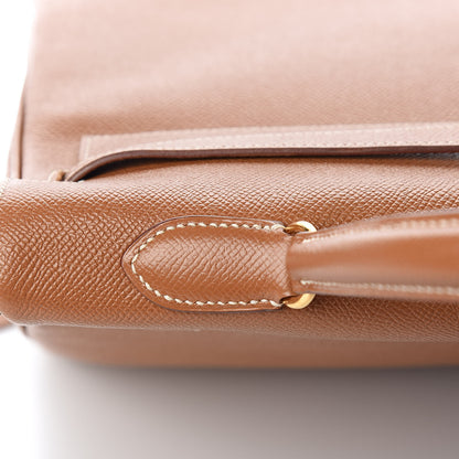 Hermes Courchevel Kelly Retourne 35 Gold 36 of 43