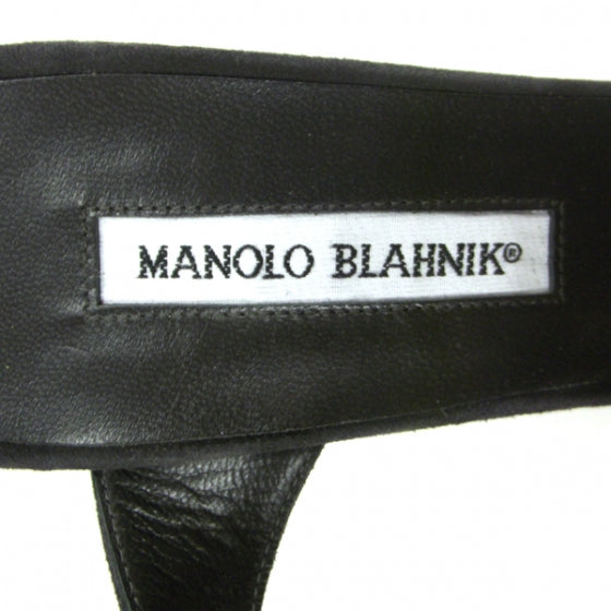 FASHIONPHILE MANOLOBLAHNIKCrystalChainPutziHeels39.5NMExclusive 8 of 8