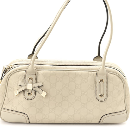 Gucci Guccissima Small Princy Satchel Off White 8 of 10