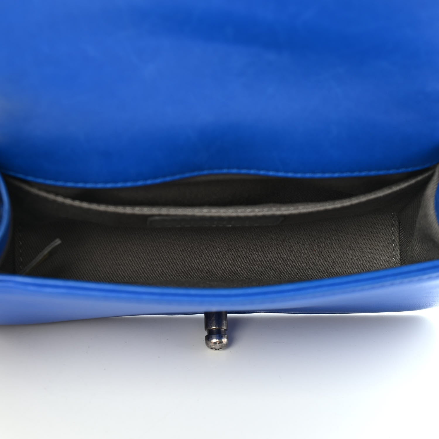 Chanel Velvet Quilted Small Boy Flap Blue 5 of 19