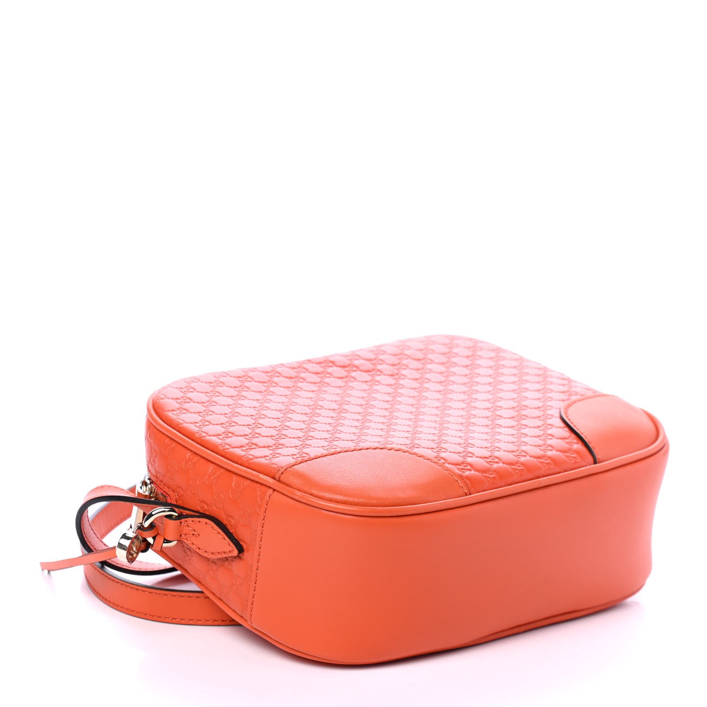 Soft Microguccissima Mini Bree Messenger Bag Sun Orange