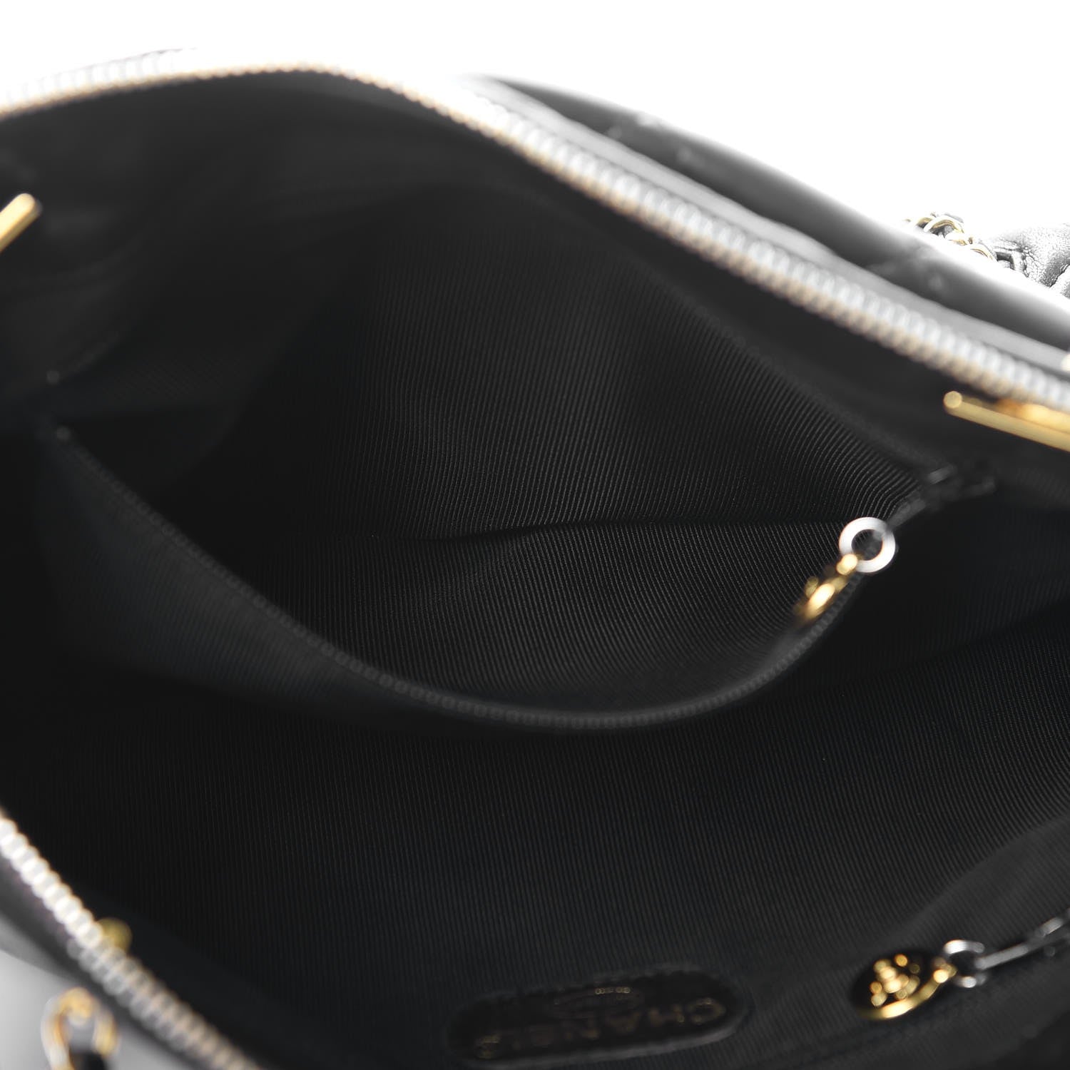 Chanel Lambskin Quilted Shoulder Bag Black 6 of 14