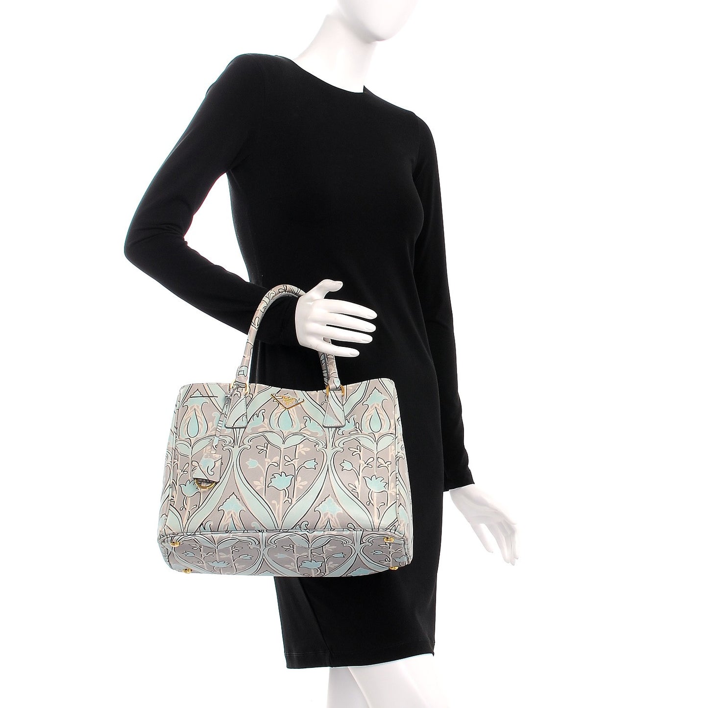 Saffiano Floral Print Medium Tote Anice