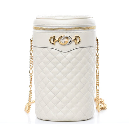 Gucci Calfskin Trapuntata Zumi Belt Bag Off White 1 of 9