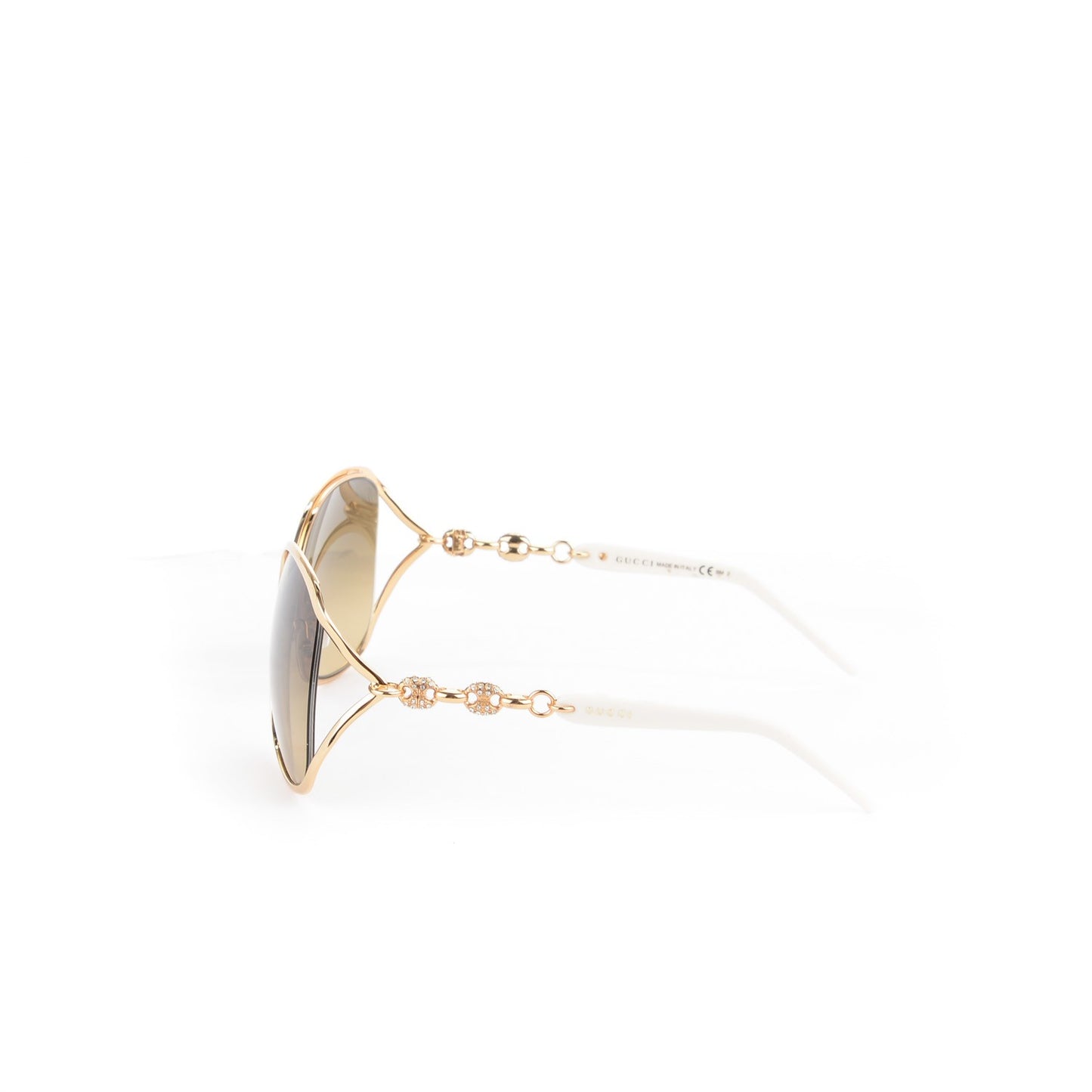 Crystal Marina Chain Sunglasses 4250/N/S White