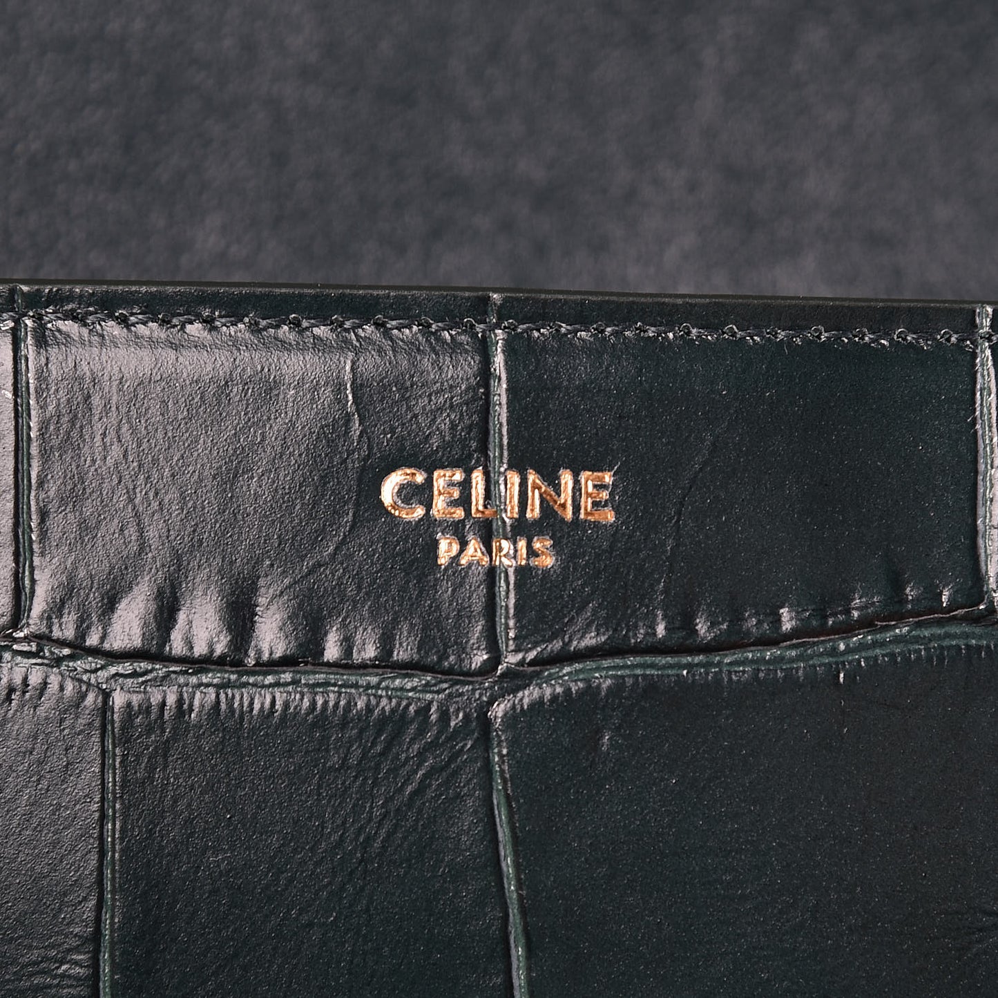 Calfskin Crocodile Embossed Medium Tassel Bag Amazone