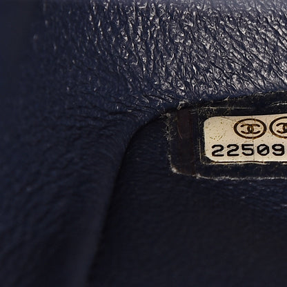 Chanel Lambskin Quilted Mini Square Flap Navy Blue 7 of 12