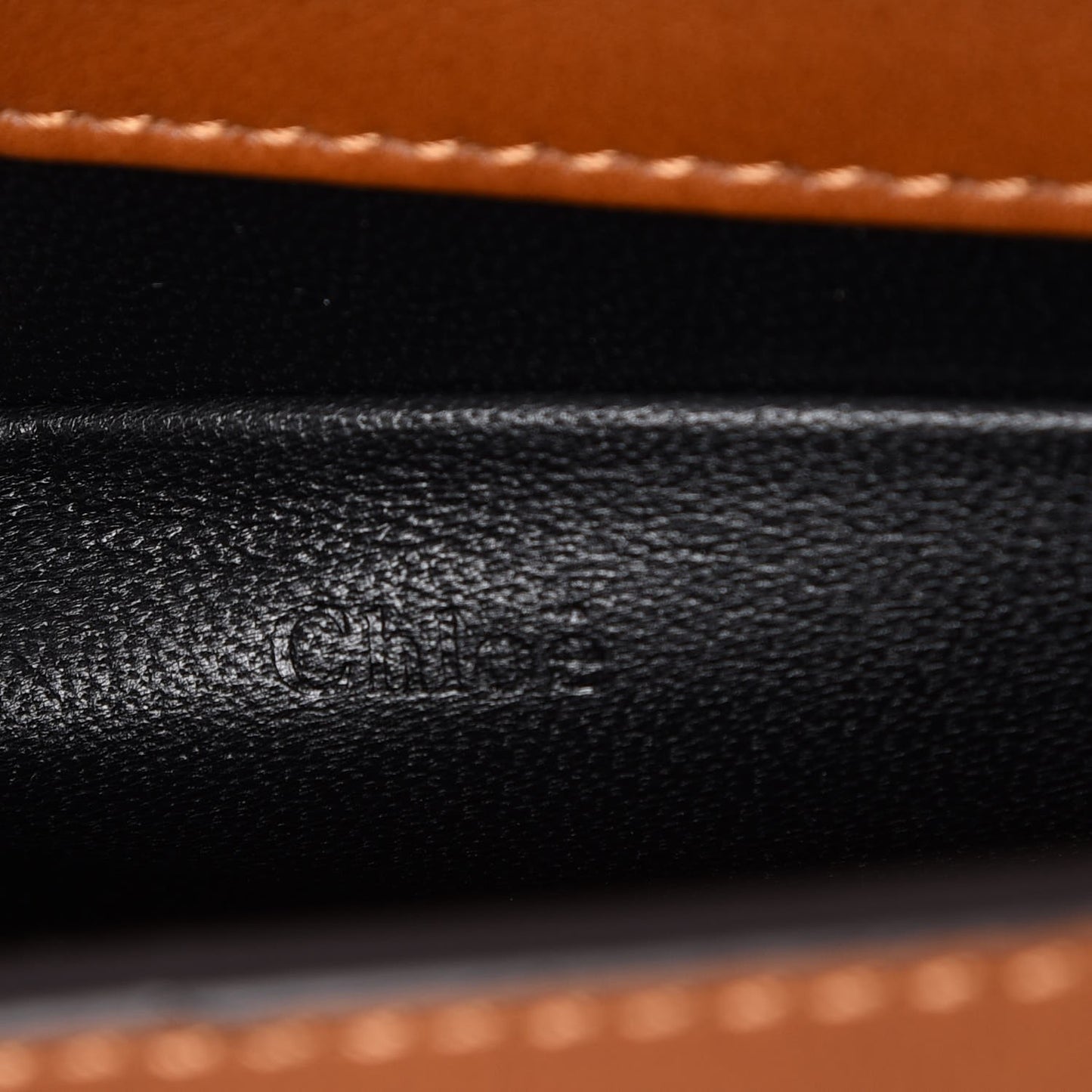 Calfskin Small Nile Bracelet Minaudiere Bag Caramel