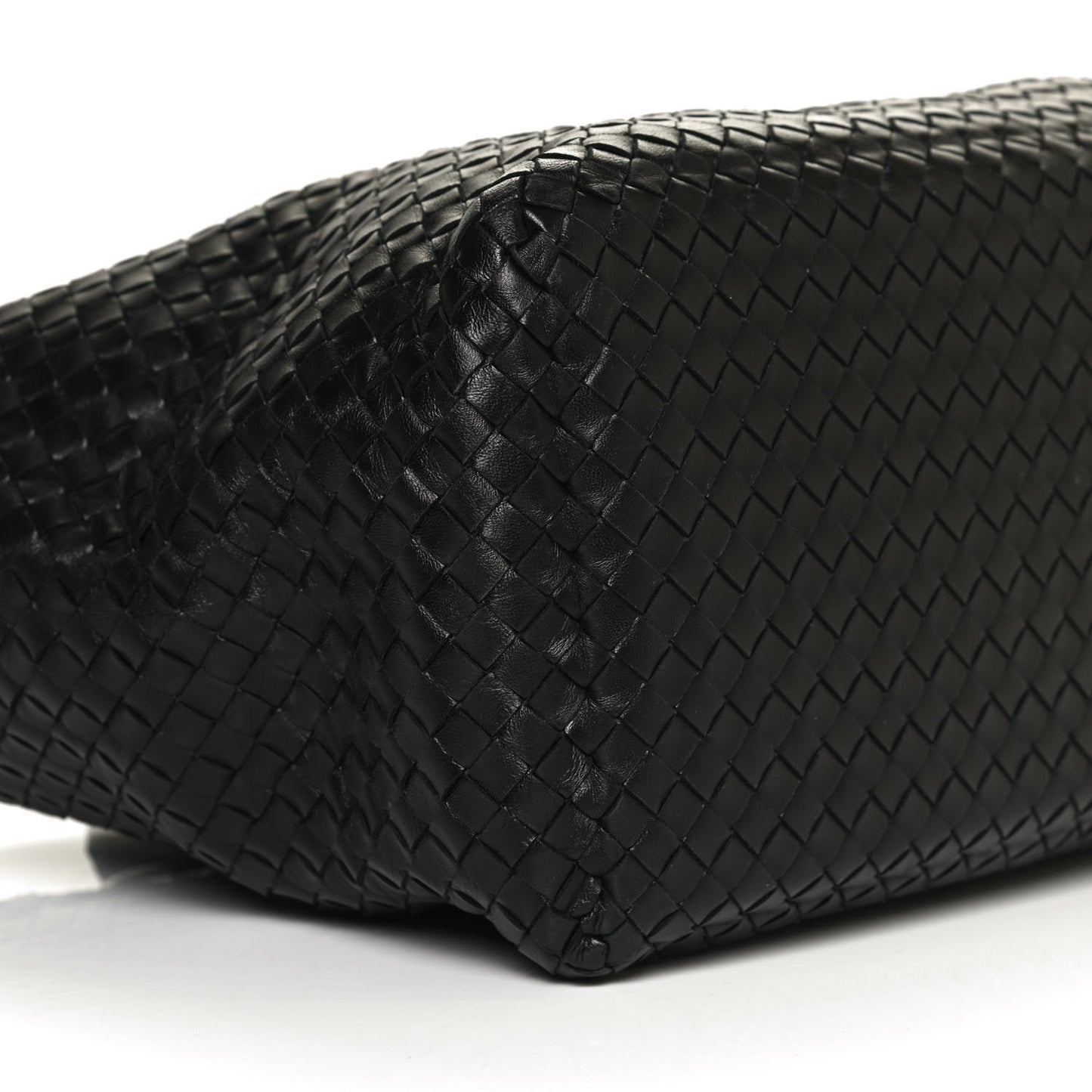 Nappa Intrecciato Ayers Brick Tote Black