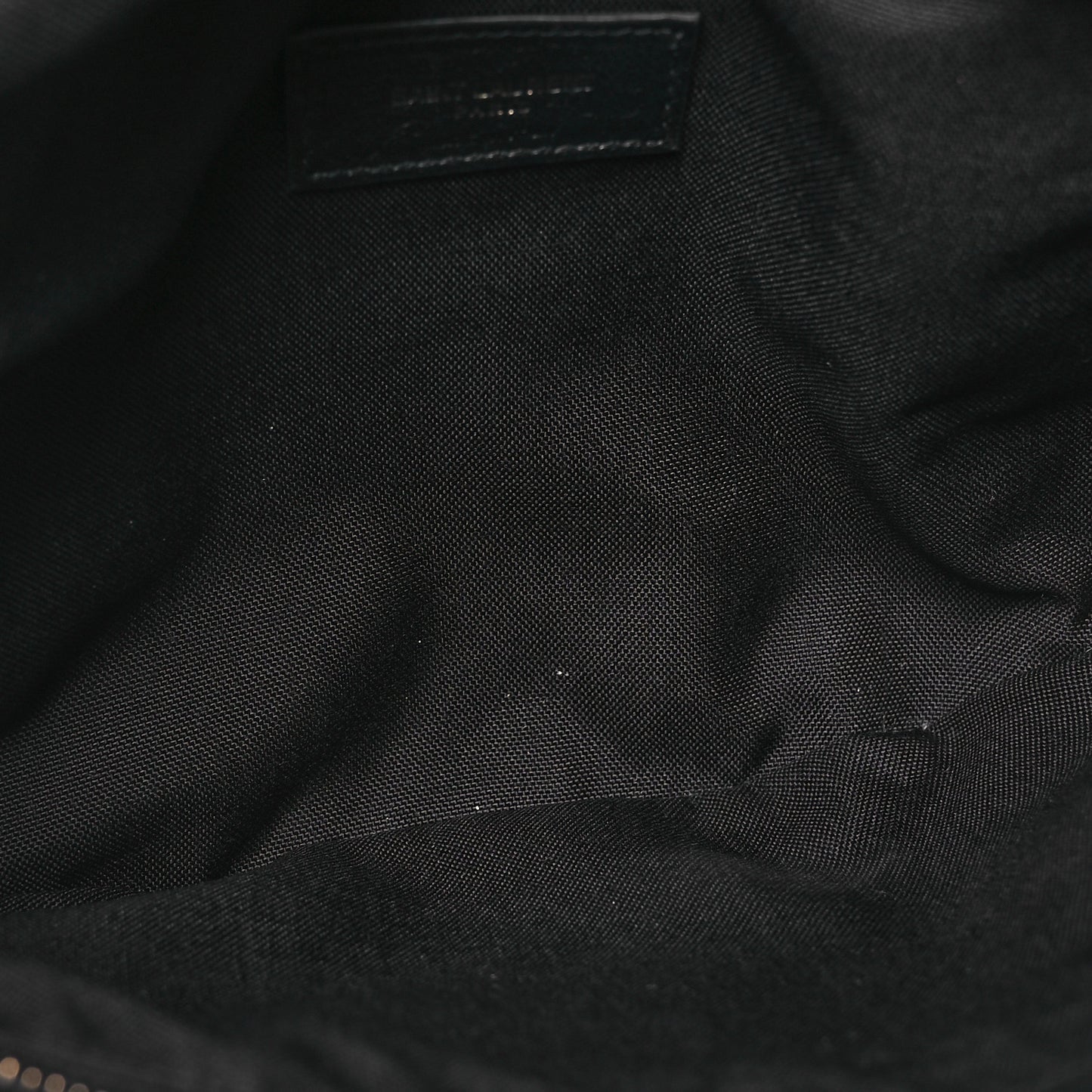 Lambskin Logo Ripstop Body Belt Bag Black