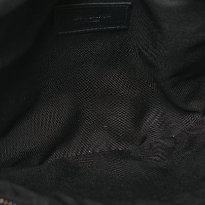 Saint Laurent Lambskin Logo Ripstop Body Belt Bag Black 5 of 11