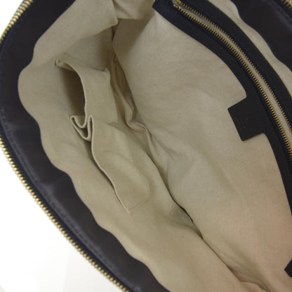 Gucci Monogram Vintage Web Medium Half Moon Hobo Navy 7 of 7