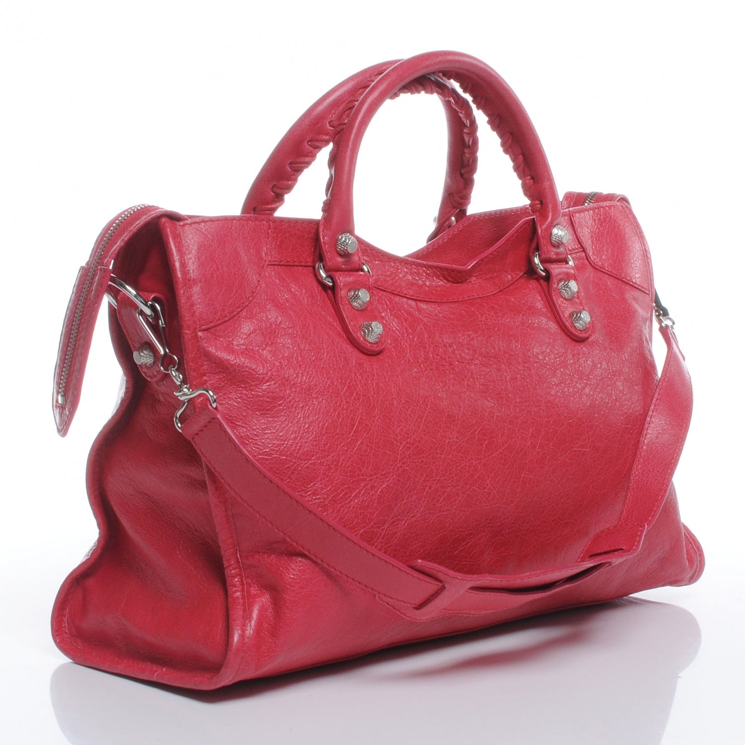 Balenciaga Agneau Giant 12 Silver Hardware City Rose Thulian 3 of 7