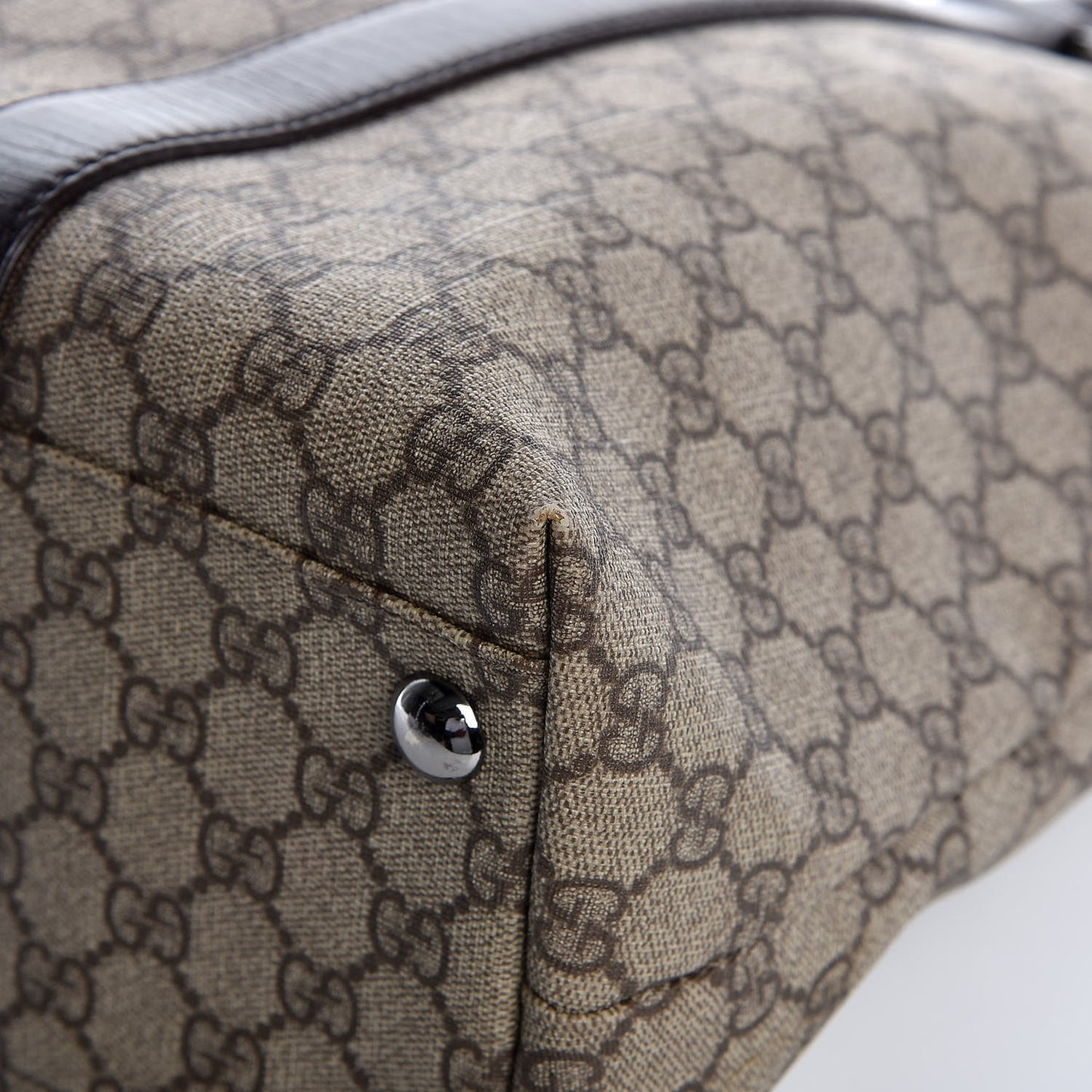 GG Plus Monogram Medium Joy Tote Dark Brown