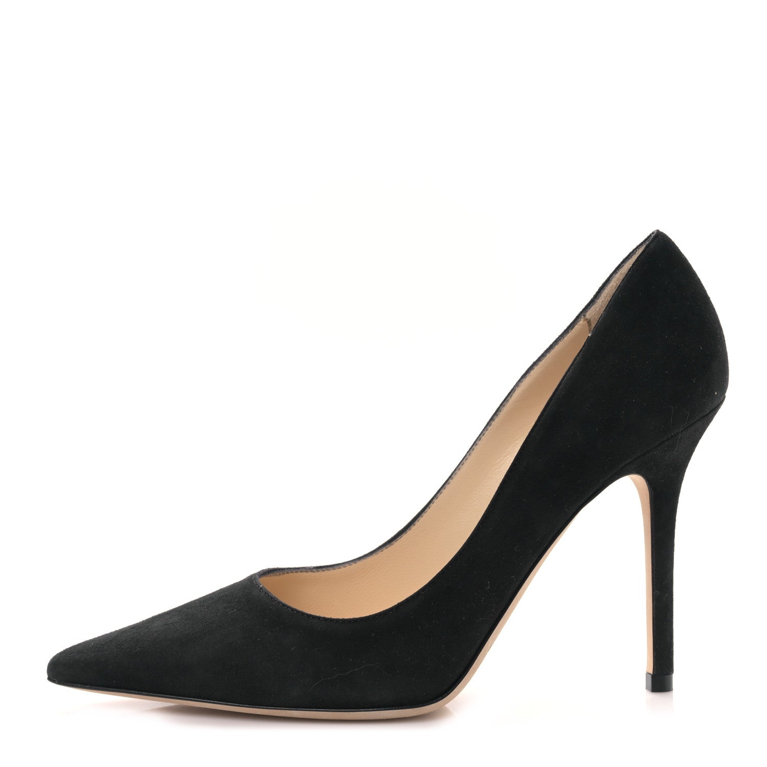 Jimmy Choo Suede Abel Pumps 36 Black 1 of 8