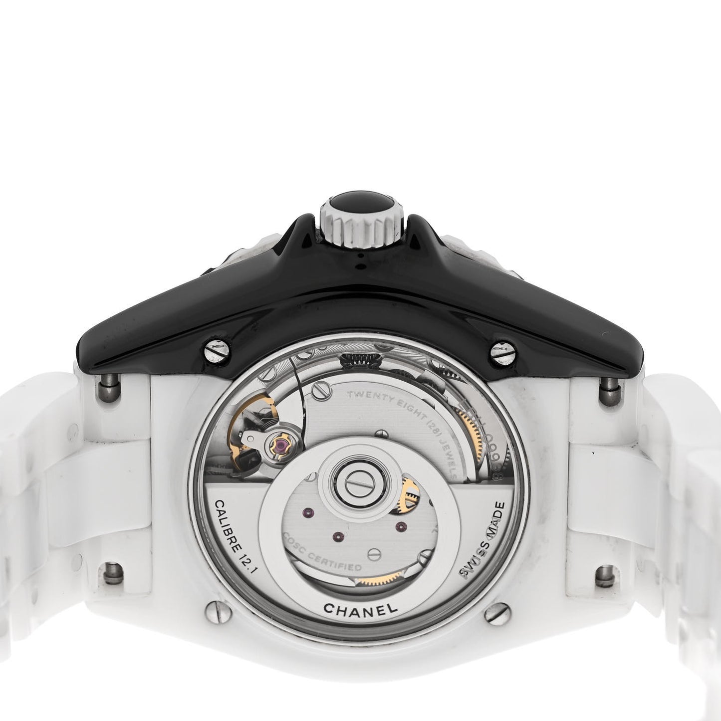 Stainless Steel Ceramic 38mm J12 Paradoxe Automatic Watch White