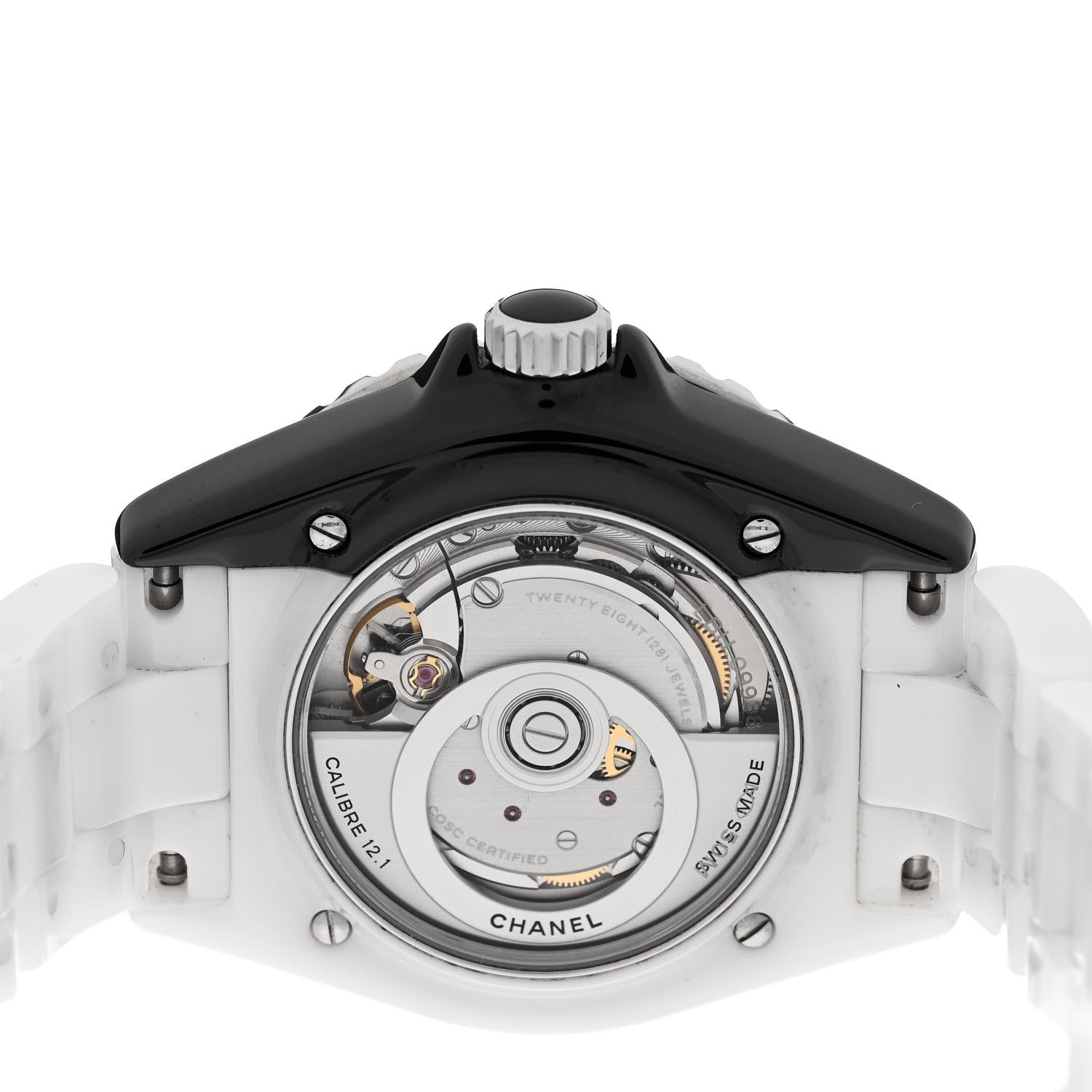 Chanel Stainless Steel Ceramic 38mm J12 Paradoxe Automatic Watch White 4 of 4