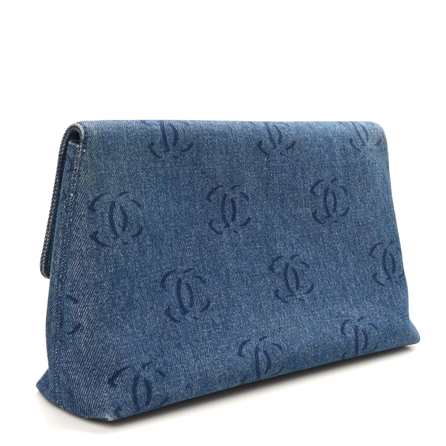 Denim CC Clutch Blue