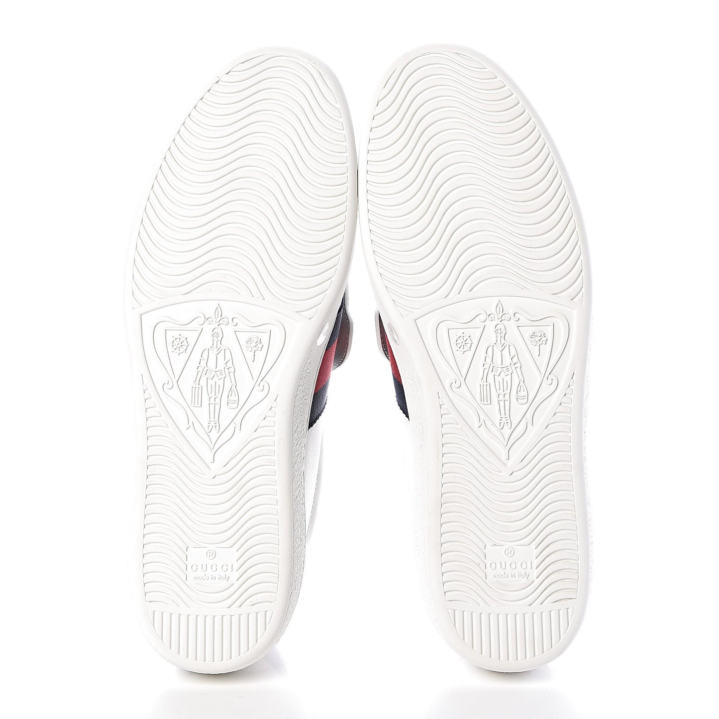 Calfskin Ayers Web Tiger Embroidered Mens Ace Sneakers 10.5 White