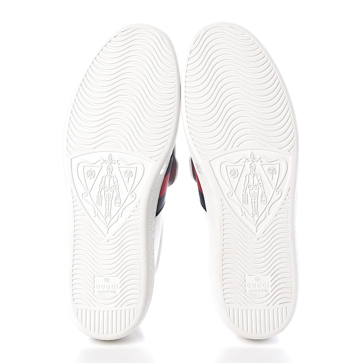 Gucci Calfskin Ayers Web Tiger Embroidered Mens Ace Sneakers 10.5 White 10 of 11