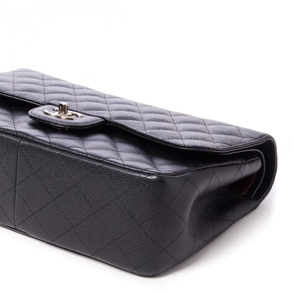 Chanel Caviar Quilted Jumbo Double Flap Black 4 of 8