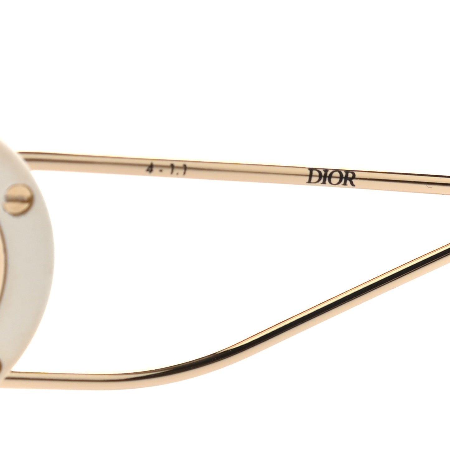 Square 30 Montaigne Sunglasses White
