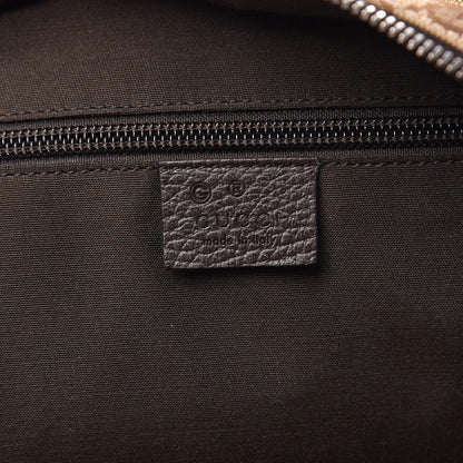 Gucci GG Monogram Travel Backpack Dark Brown 5 of 9