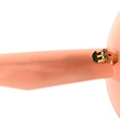 Loewe Acetate Curvy Round Sunglasses LW40112I Pink 6 of 8