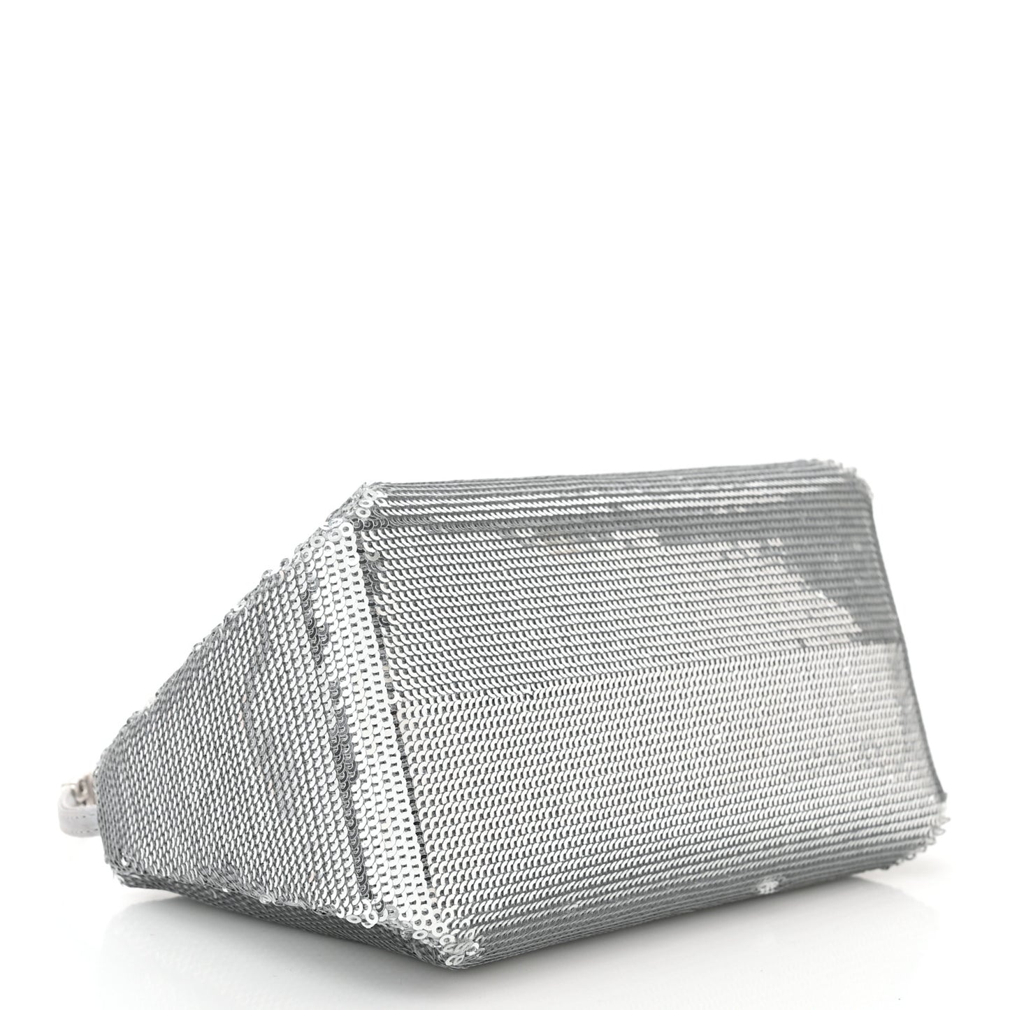 Sequin Micro Marquess Bag Silver