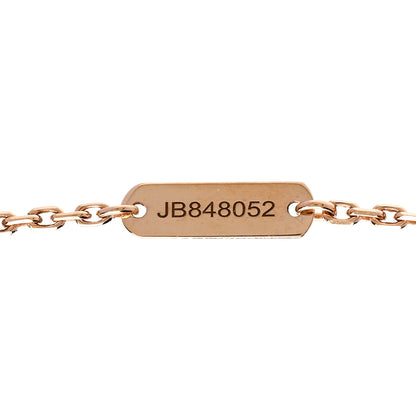 Van Cleef & Arpels 18K Rose Gold Gray Mother of Pearl Vintage Alhambra Pendant Necklace 5 of 6