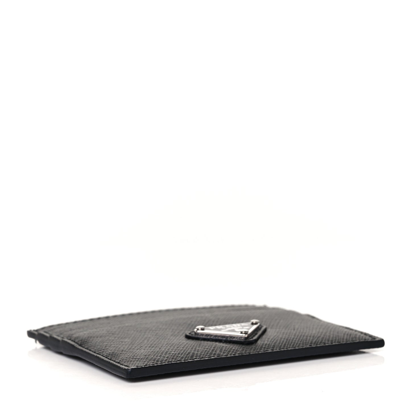 Saffiano Triangle Card Case Black