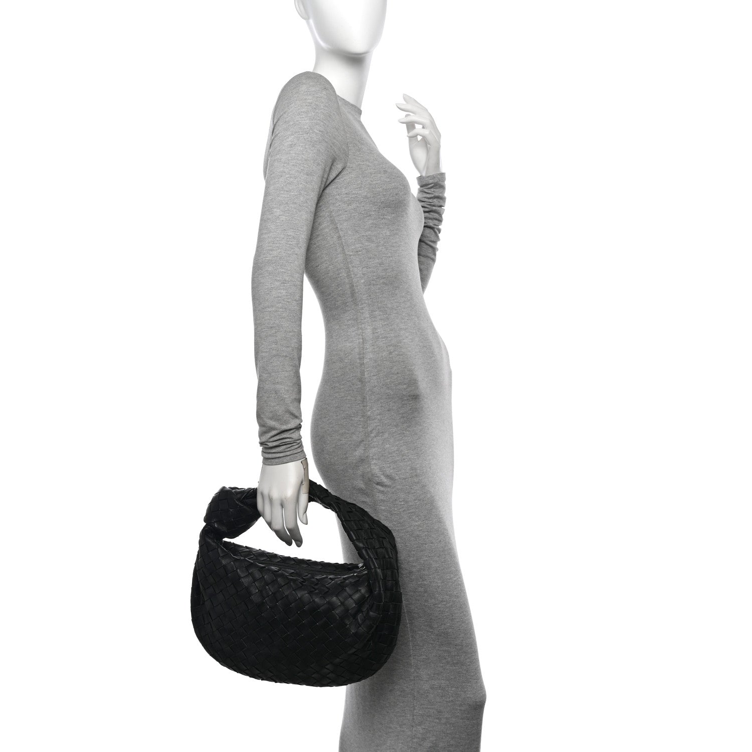 Bottega Veneta Nappa Intrecciato Teen Jodie Hobo Black 2 of 10