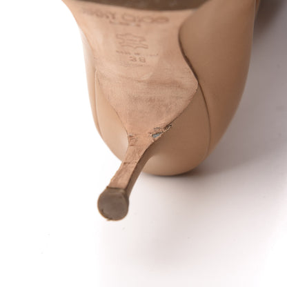 Jimmy Choo Kid Peony Knee Hight Boots 38 Camel 8 of 10