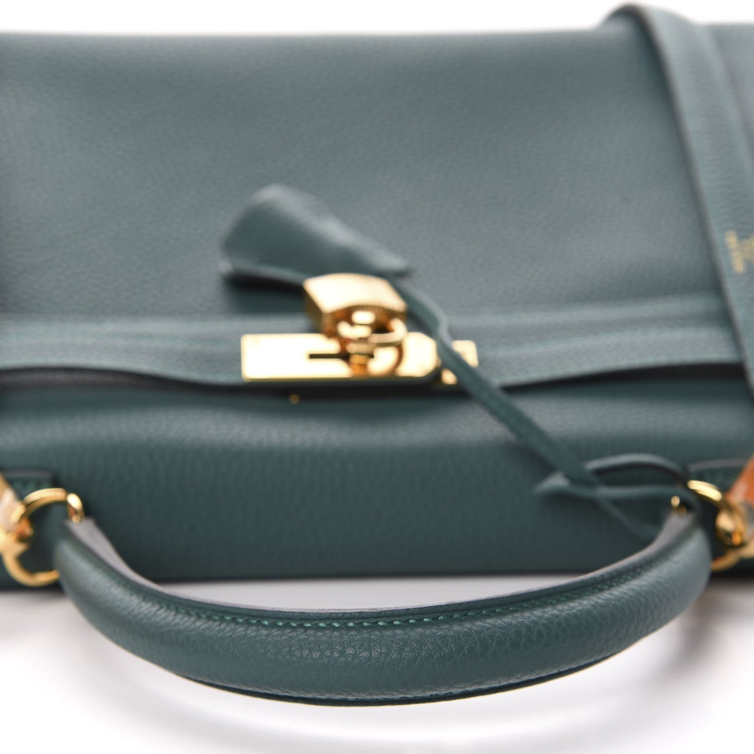 Hermes Togo Kelly Retourne 28 Malachite 11 of 39
