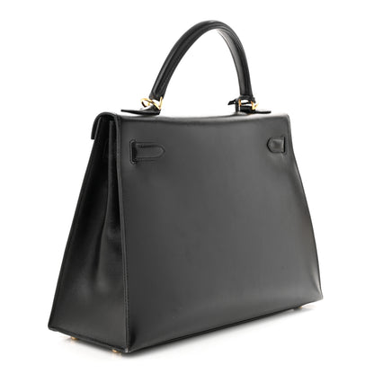 Hermes Box Kelly Sellier 32 Black 3 of 15