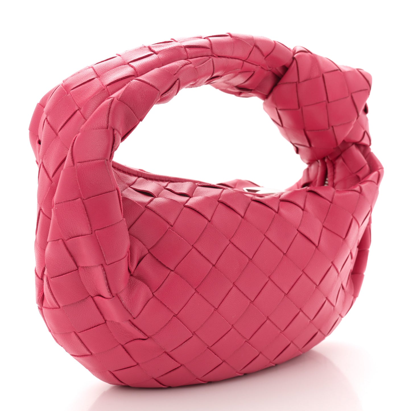 Nappa Intrecciato Mini Jodie Cranberry