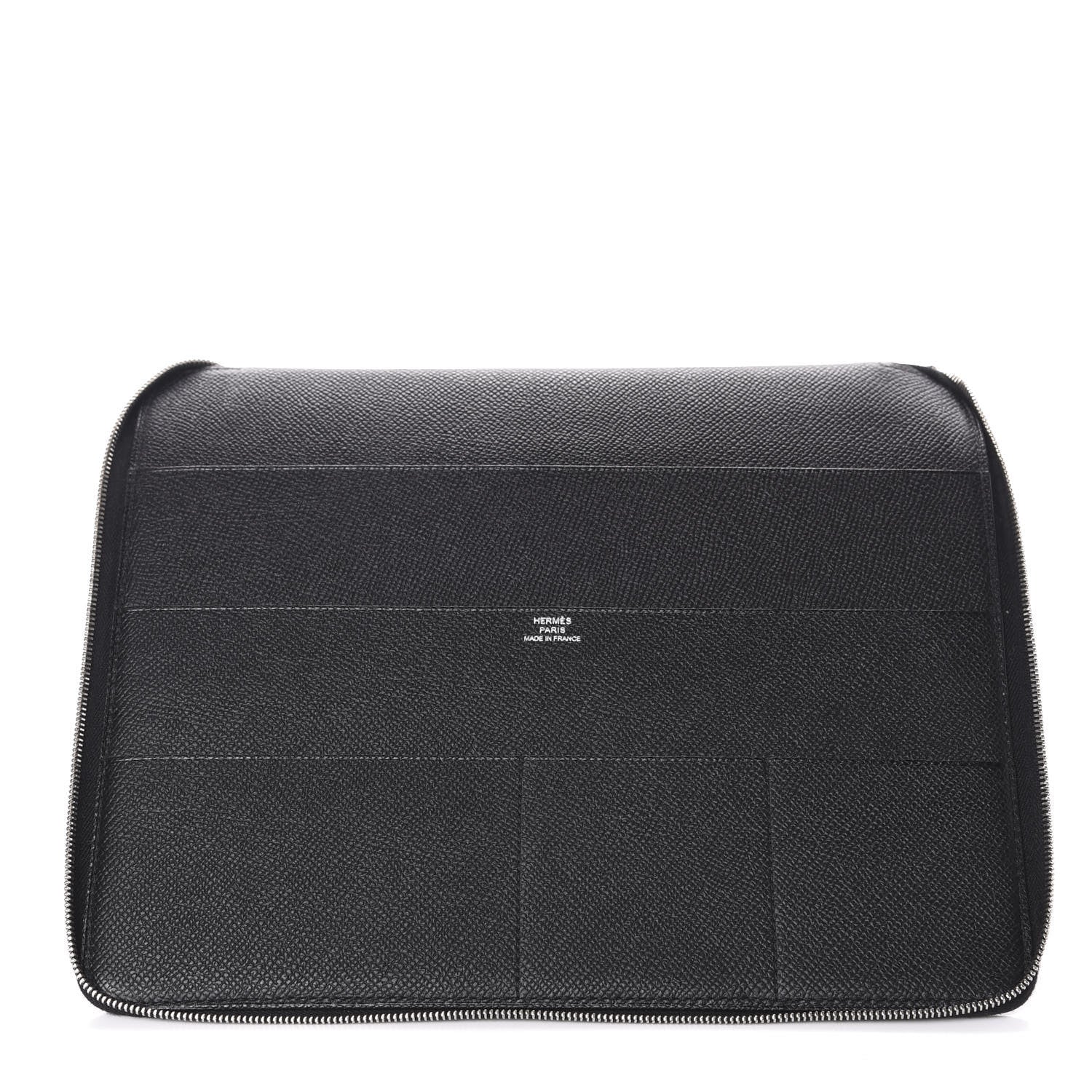 Hermes Epsom E-Zip iPad Notebook Cover Black 10 of 17