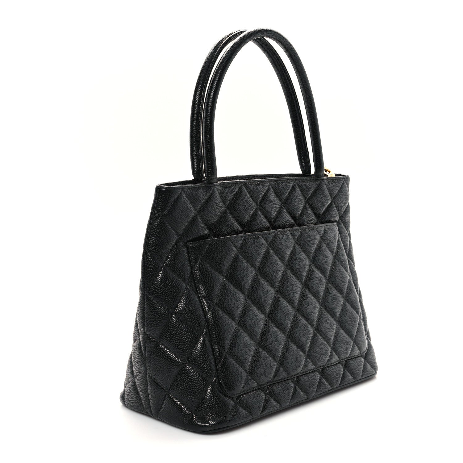 Chanel Caviar Quilted Medallion Tote Black 3 of 10