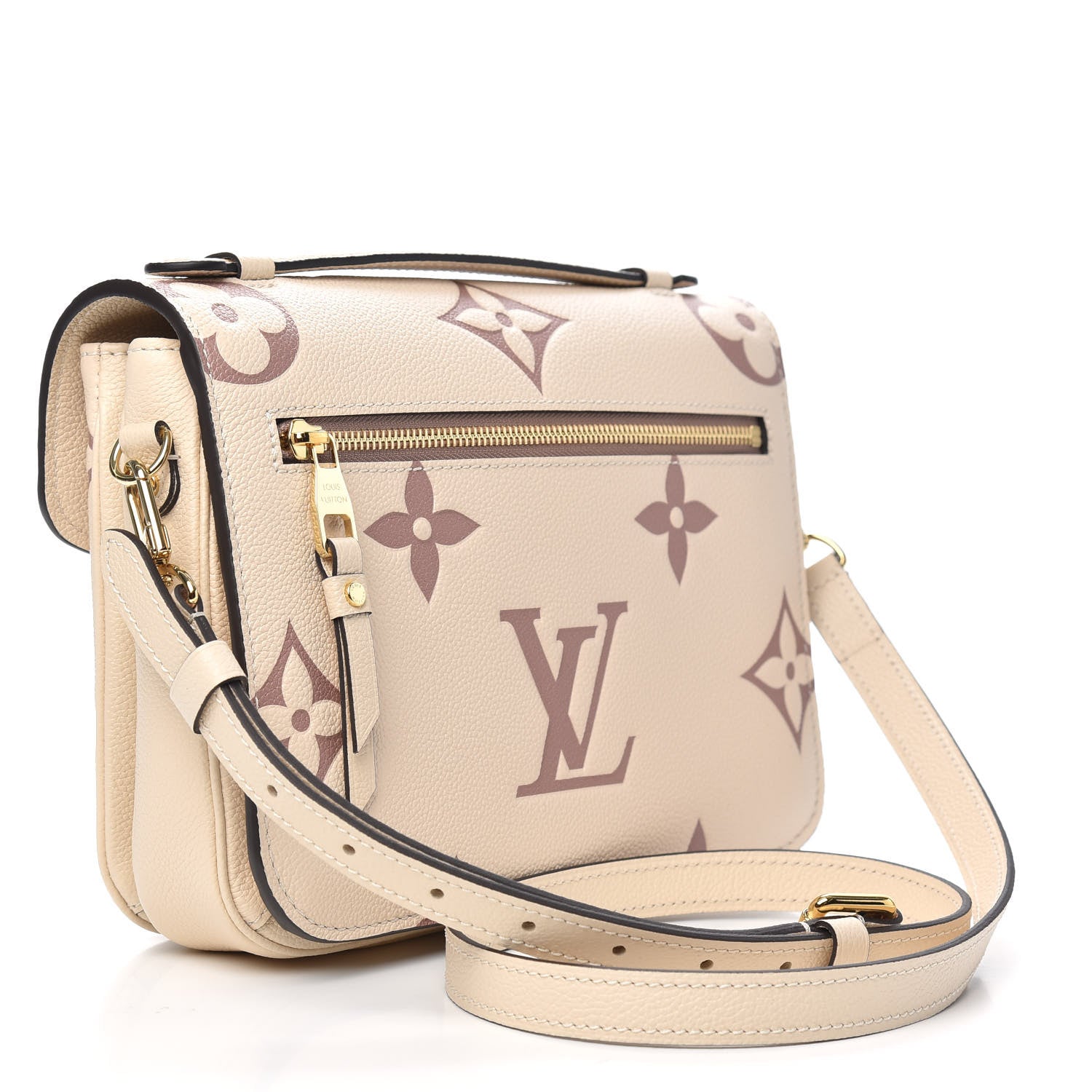 Louis Vuitton Empreinte Monogram Giant Pochette Metis Creme Bois De Rose 3 of 9