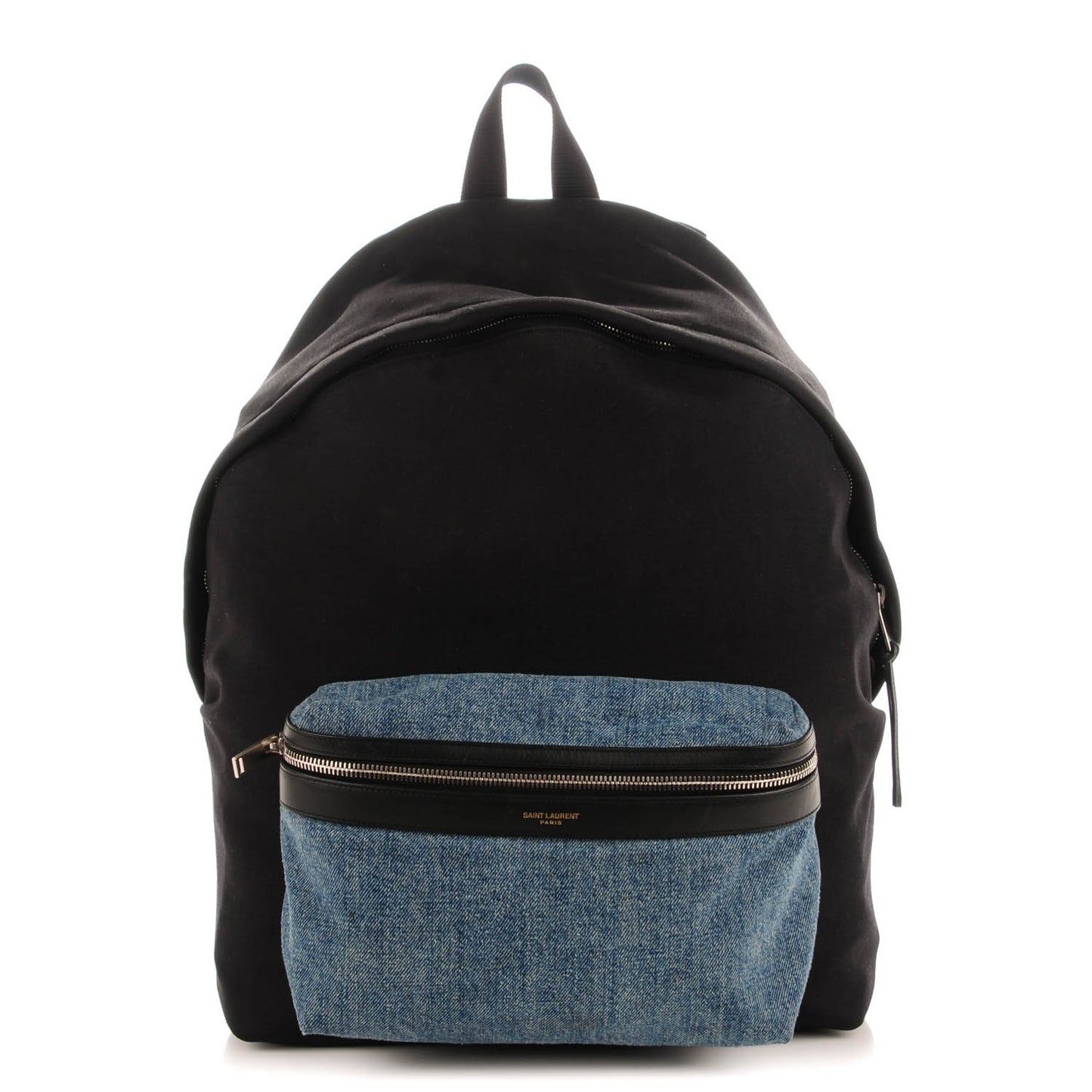 Nylon Denim Classic Hunting Backpack Black Light Blue
