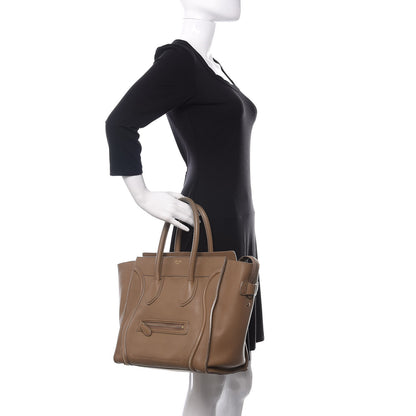 Celine Smooth Calfskin Mini Luggage Souris 2 of 28