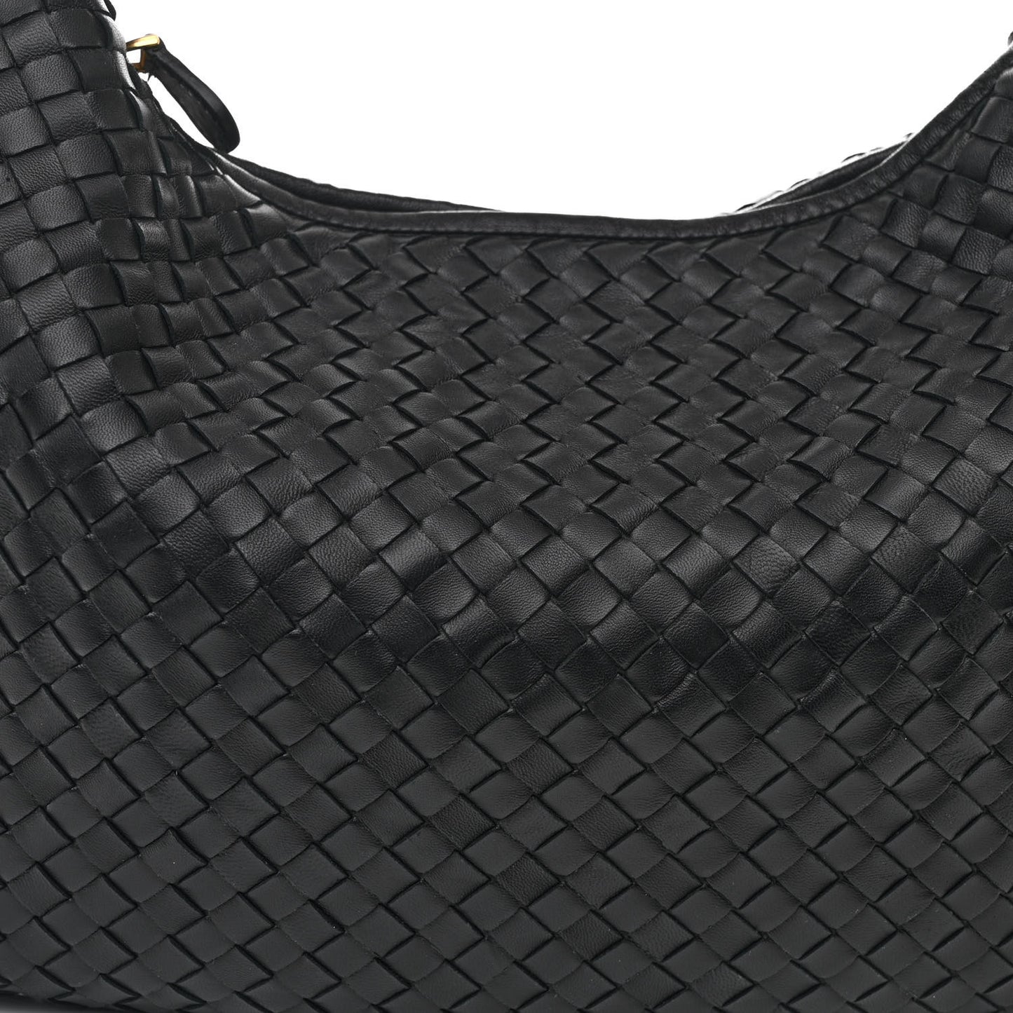 Nappa Intrecciato Medium Veneta Hobo Black