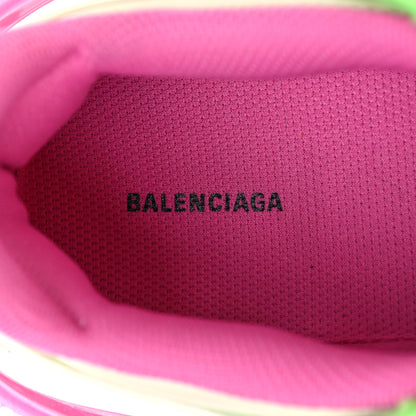 Balenciaga Rubber Mesh Bi-Color Mens Track.2 Open Sneakers 41 White Green Pink 6 of 10